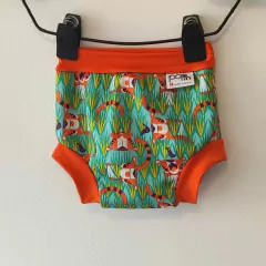 PAÑAL DE AGUA - POP IN - TALLE 7 A 10 KG - NARANJA MOTIVO TIGRES