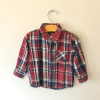 CAMISA - MINIMIMO - TALLE XL (12 MESES) - CUADROS MANGA LARGA