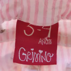 SHORT - GRISINO - TALLE 3 A 4 AÑOS - A RAYAS BLANCO Y ROSA en internet