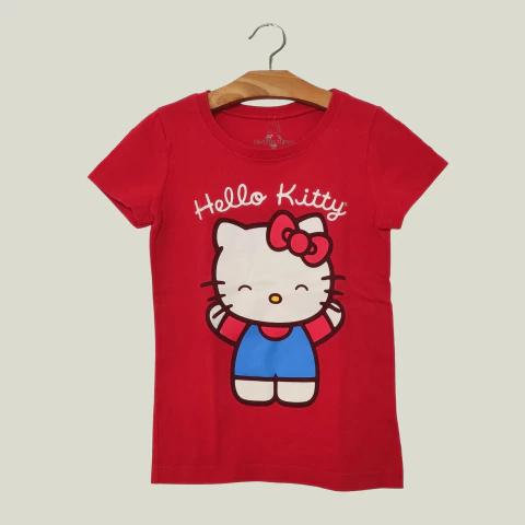 REMERA - UNIVERSAL STUDIOS - TALLE 5 AÑOS - ROJO MOTIVO HELLO KITTY - comprar online