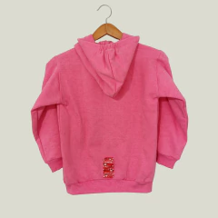 CAMPERA LIVIANA - ACUARELA - TALLE 10 AÑOS - ROSA CON LEYENDA LOVE - comprar online