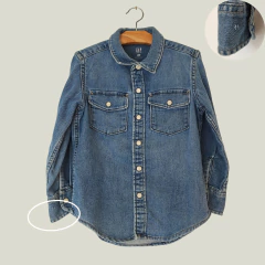 CAMISA - GAP - TALLE 4 AÑOS - JEAN AZUL - tienda online