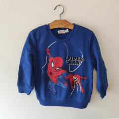 BUZO - PRIMARK - TALLE 2 A 3 AÑOS - AZUL MOTIVO SPIDER MAN - comprar online