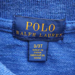 CHOMBA MC - POLO RALPH LAUREN - TALLE 3 AÑOS - AZUL en internet