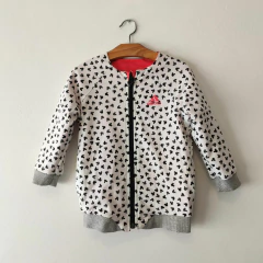 CAMPERA LIVIANA - ADIDAS - TALLE 18 A 24 MESES - ROSA MOTIVO MICKEY REVERSIBLE en internet