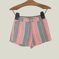 SHORT - CARTER'S - TALLE 6 MESES - A RAYAS ROSA Y CELESTE - comprar online