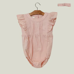 BODY - DEFACTO - TALLE 12 MESES - CON VINCHA ROSA