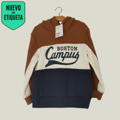BUZO - H&M - TALLE 5 A 6 AÑOS - MARRÓN Y AZUL - comprar online