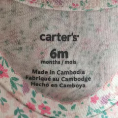 BODY MC - CARTER'S - TALLE 6 MESES - FLOREADO en internet