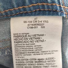 PANTALÓN JEAN - LEVI'S - TALLE 4 AÑOS - AZUL - tienda online