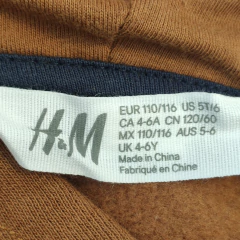 Imagen de BUZO - H&M - TALLE 5 A 6 AÑOS - MARRÓN Y AZUL