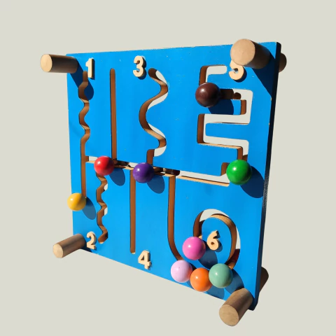 JUEGO DIDÁCTICO - LABERINTO DE MADERA (25 CM DE ALTO) - comprar online