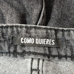 SHORT - COMO QUIERES - TALLE 28 - JEAN NEGRO - PilchaGo
