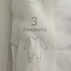 OSITO - PRIMARK - TALLE 6 A 9 MESES - SET X3 UNIDADES BLANCO - comprar online