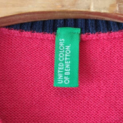 SWEATER - BENETTON - TALLE 6 A 7 AÑOS - ROJO - PilchaGo