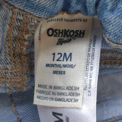 SHORT - OSHKOSH - TALLE 12 MESES - JEAN AZUL en internet