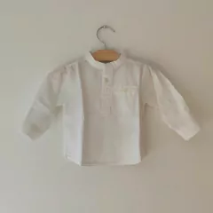 CAMISA - ZARA - TALLE 3 A 6 MESES - BLANCA ML
