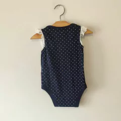 BODY MC - GAP - TALLE 6 A 12 MESES - AZUL A LUNARES - comprar online