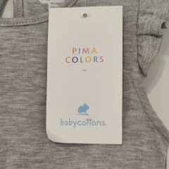 REMERA - BABYCOTTONS - TALLE 4 AÑOS - GRIS - PilchaGo