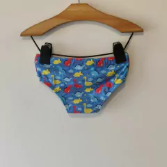 MALLA - BASIC BABY - TALLE 0 A 6 MESES - AZUL MOTIVO DINOSAURIOS en internet