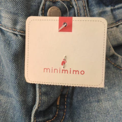 PANTALÓN JEAN - MIMO - TALLE 9 A 12 MESES - CELESTE en internet