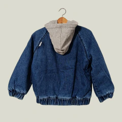 CAMPERA - ZARA - TALLE 5 AÑOS - JEAN AZUL CON CORDERITO - PilchaGo