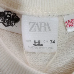 BUZO - ZARA - TALLE 6 MESES - BLANCO MOTIVO PAW PATROL - PilchaGo