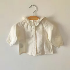 BLUSA - ZARA - TALLE 3 A 6 MESES - MANTECA ML - comprar online