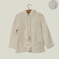SACO - BABYCOTTONS - TALLE 2 AÑOS - BLANCO - PilchaGo
