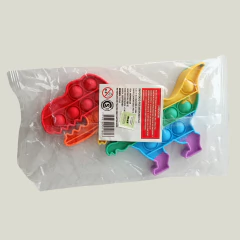 POP IT - MOTIVO DINOSAURIO MULTICOLOR (15 CM X 20 CM) - comprar online