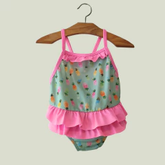 MALLA - TALLE 3 A 6 MESES - ROSA Y VERDE MOTIVO ANANÁS - comprar online