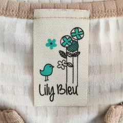 REMERA MC - LILY BLEU - TALLE 14 AÑOS - A RAYAS MARRÓN Y BLANCO en internet