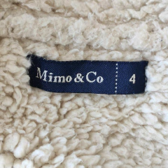 CHALECO - MIMO - TALLE 4 AÑOS - MARRÓN CON CORDERITO INTERIOR - PilchaGo