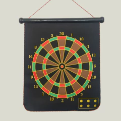 JUGUETE - DARDO MAGNÉTICO CON 4 DARDOS (50 CM POR 40 CM) - tienda online