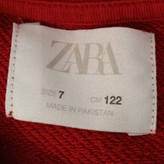 BUZO - ZARA - TALLE 7 AÑOS - ROJO en internet