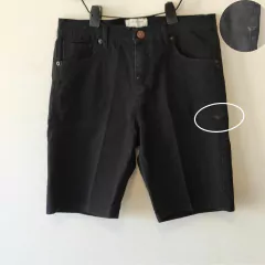 BERMUDA - PROTOTYPE BOYS - TALLE 13 A 14 AÑOS - NEGRO - PilchaGo