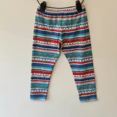 LEGGING - LONGBOARD - TALLE 2 AÑOS - AZUL Y ROJO MOTIVO VARIOS