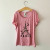 REMERA MC - LILY BLEU - TALLE 14 AÑOS - ROSA MOTIVO PARIS