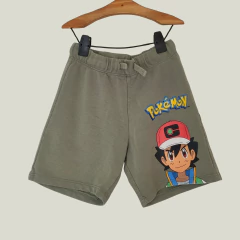 SHORT - H&M - TALLE 6 AÑOS - VERDE MOTIVO POKÉMON - comprar online