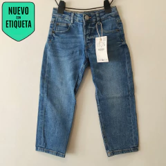 PANTALÓN JEAN - ZARA - TALLE 4 AÑOS - AZUL - comprar online