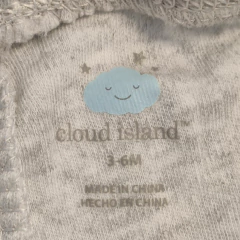 PANTALÓN - CLOUD ISLAND - TALLE 3 A 6 MESES - GRIS - PilchaGo