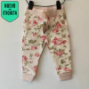 PANTALÓN - LITTLE AKIABARA - TALLE 18 MESES - MANTECA MOTIVO FLORES - comprar online