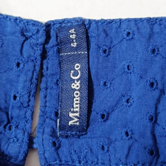 VESTIDO - MIMO - TALLE 4 AÑOS - BRODERIE AZUL en internet