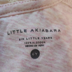 REMERA - LITTLE AKIABARA - TALLE 6 AÑOS - ROSA - PilchaGo