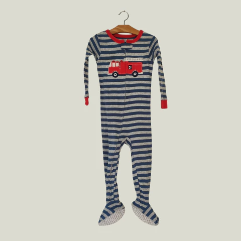 OSITO - CARTER'S - TALLE 24 MESES - A RAYAS GRIS, AZUL Y ROJO MOTIVO CAMIÓN - comprar online