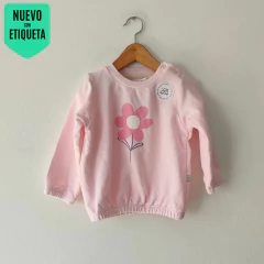 BUZO - CHEEKY - TALLE 6 A 9 MESES - ROSA MOTIVO FLOR - comprar online