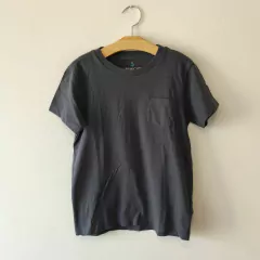 REMERA - CREWCUTS - TALLE 6 A 7 AÑOS - GRIS TOPO