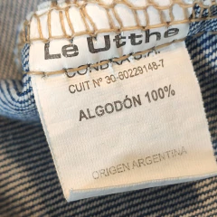 CAMPERA JEAN - LE UTTHE - TALLE 6 AÑOS - AZUL - PilchaGo