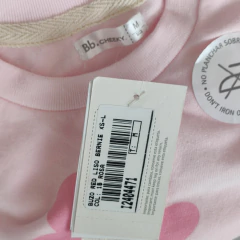 BUZO - CHEEKY - TALLE 6 A 9 MESES - ROSA MOTIVO FLOR - tienda online