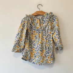 BLUSA - OLD NAVY - TALLE 2 AÑOS - BLANCO MOTIVO FLORES en internet